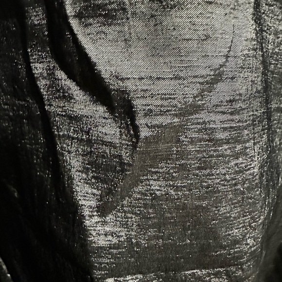 Chic Silver Mini Dress with Gray Accents - Picture 3 of 7